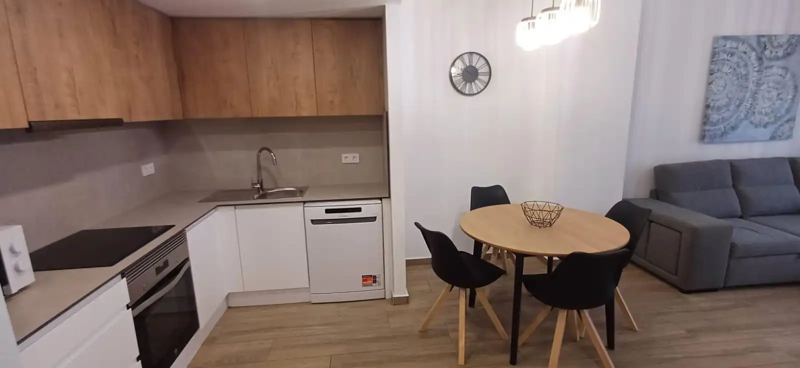 Kitchen of Apartments for sale in Villajoyosa / La Vila Joiosa  with Air Conditioner, Private garden and Terrace