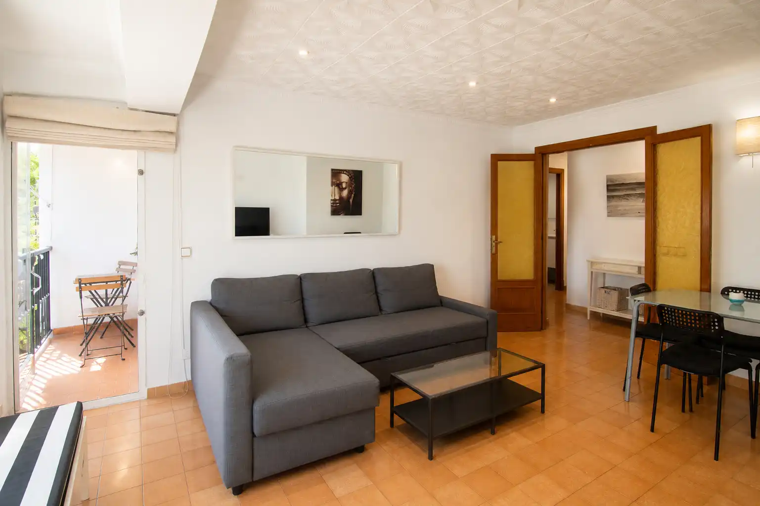 Sala de estar de Piso en venta en  Palma de Mallorca con Balcón