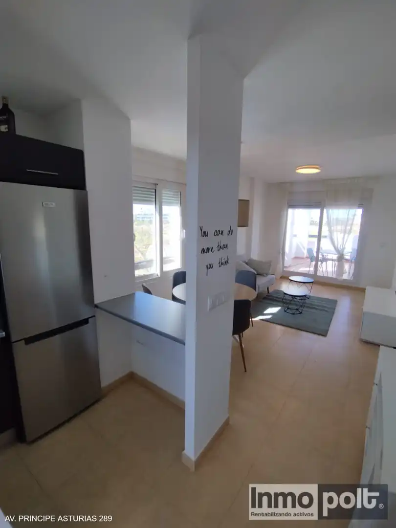 Sala de estar de Apartamento de alquiler en Torre-Pacheco con Jardín privado, Terraza y Amueblado