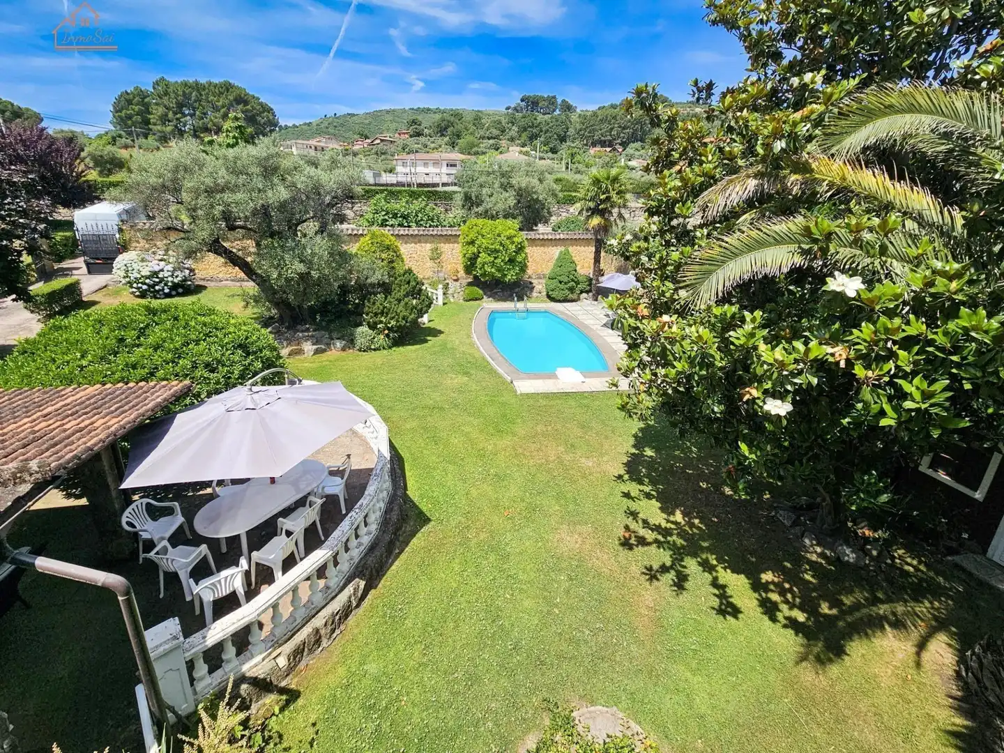 Jardín de Casa o chalet en venta en Mombeltrán con Jardín privado, Piscina y Amueblado