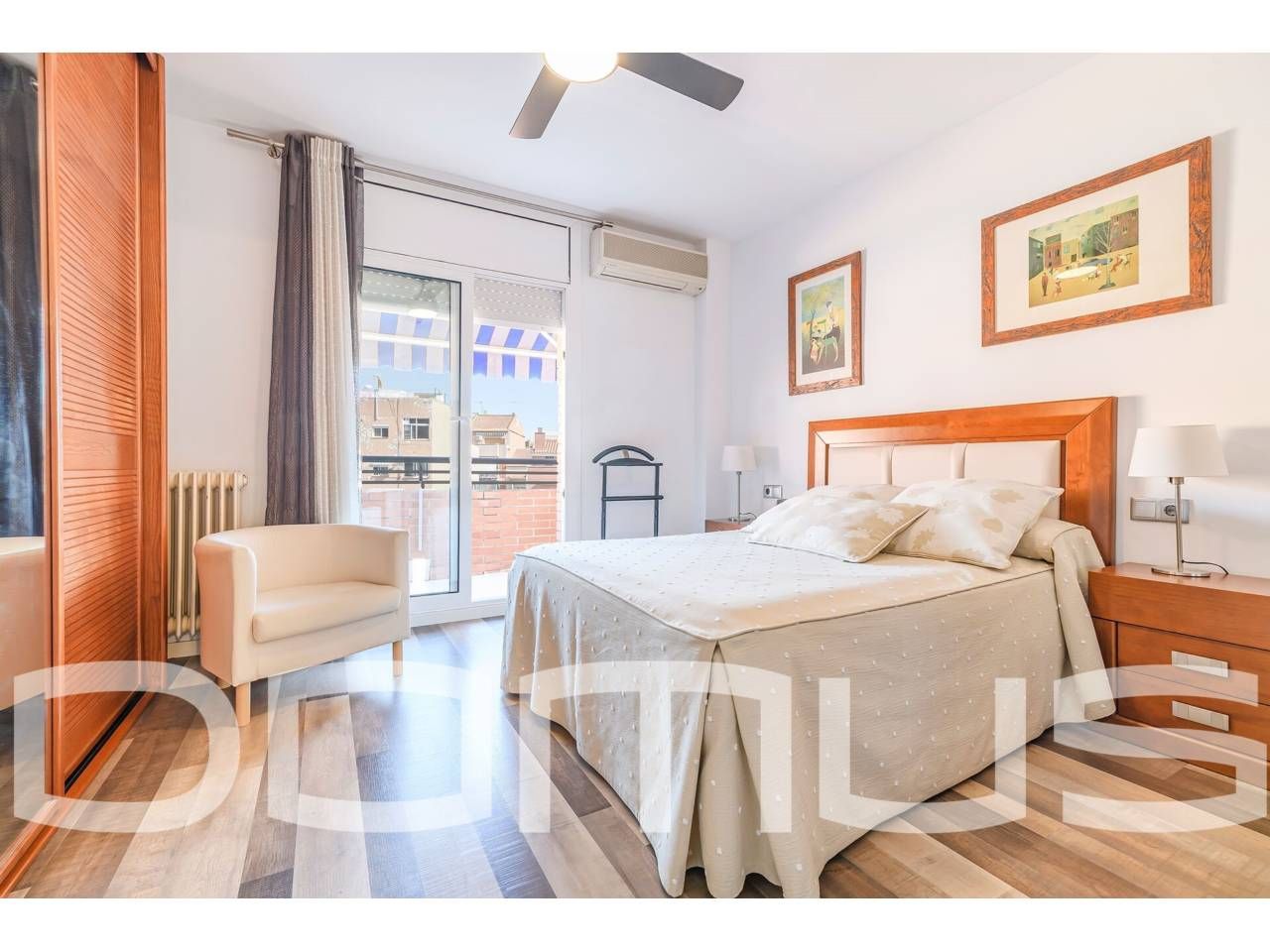 Bedroom of Single-family semi-detached for sale in Sant Boi de Llobregat  with Air Conditioner, Heating and Parquet flooring