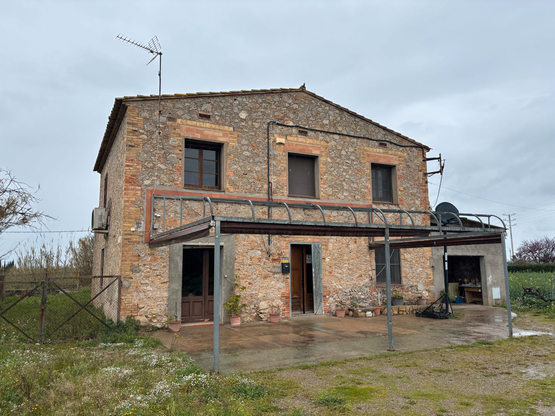 Exterior view of Country house for sale in Bellcaire d'Empordà  with Heating and Private garden