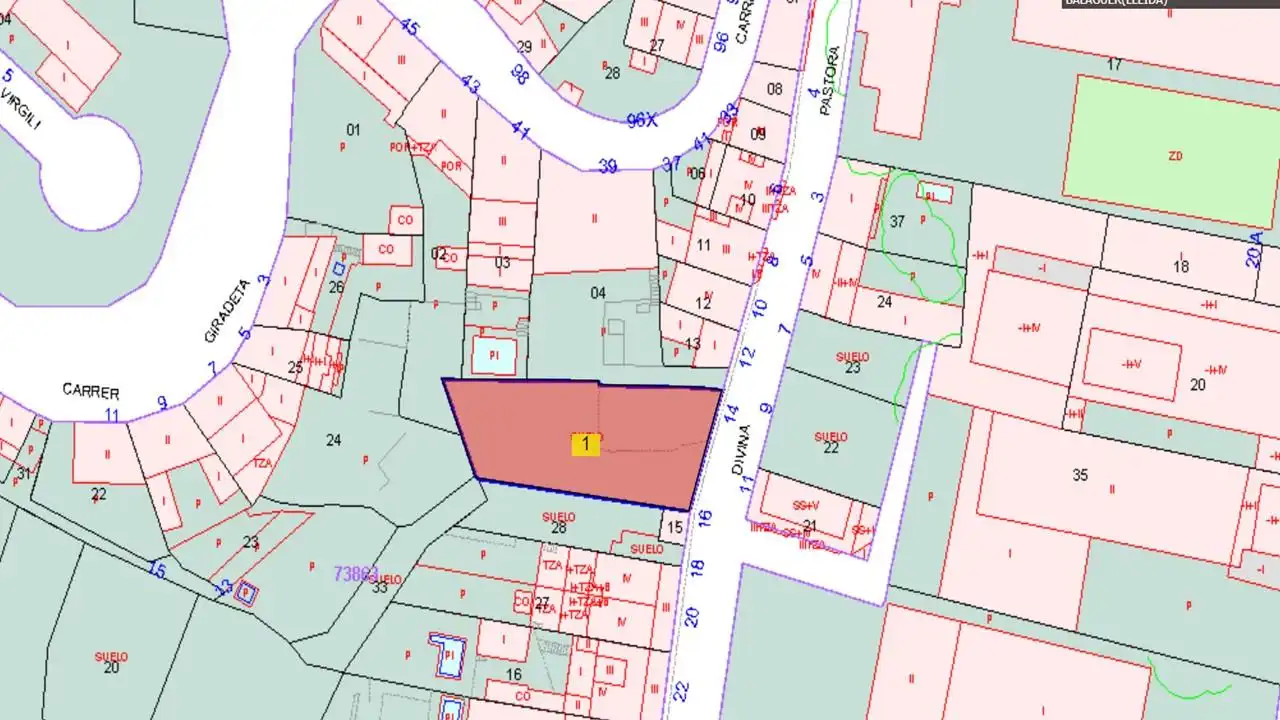 Terrenos y solares en venta en Carrer Divina Pastora