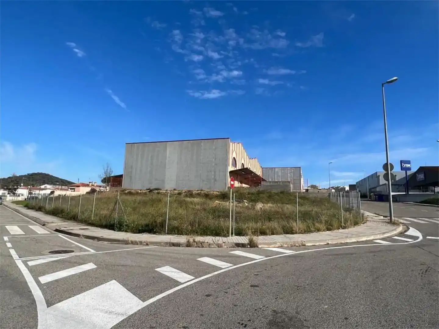 Vista exterior de Terreny industrial en venda en Blanes