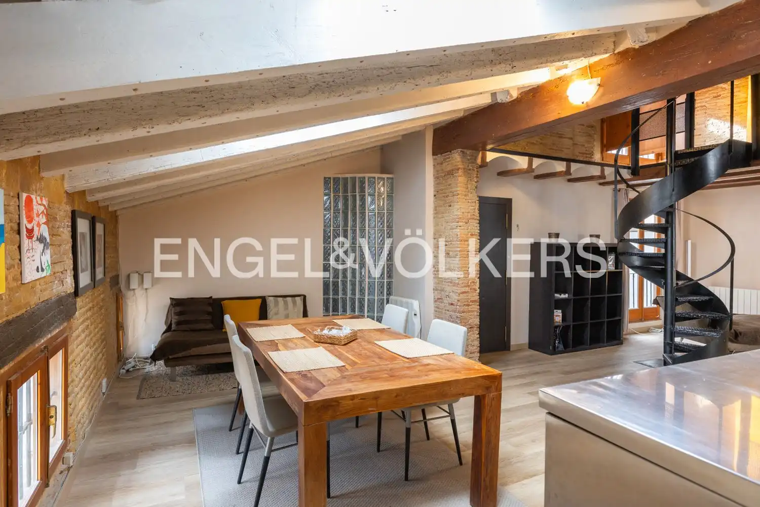 Comedor de Dúplex en venta en Valencia con Aire acondicionado, Calefacción y Balcón