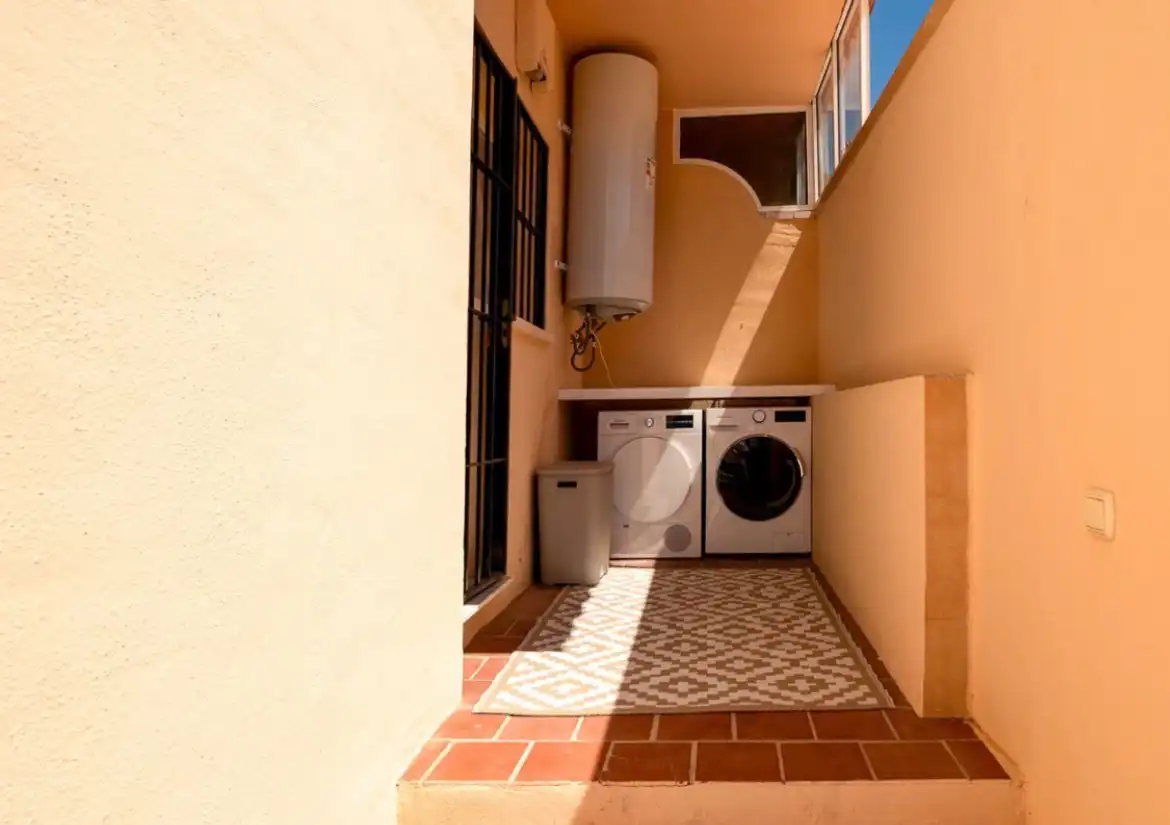 Balcony of Houses for sale in Marbella  with Air Conditioner, Private garden and Terrace