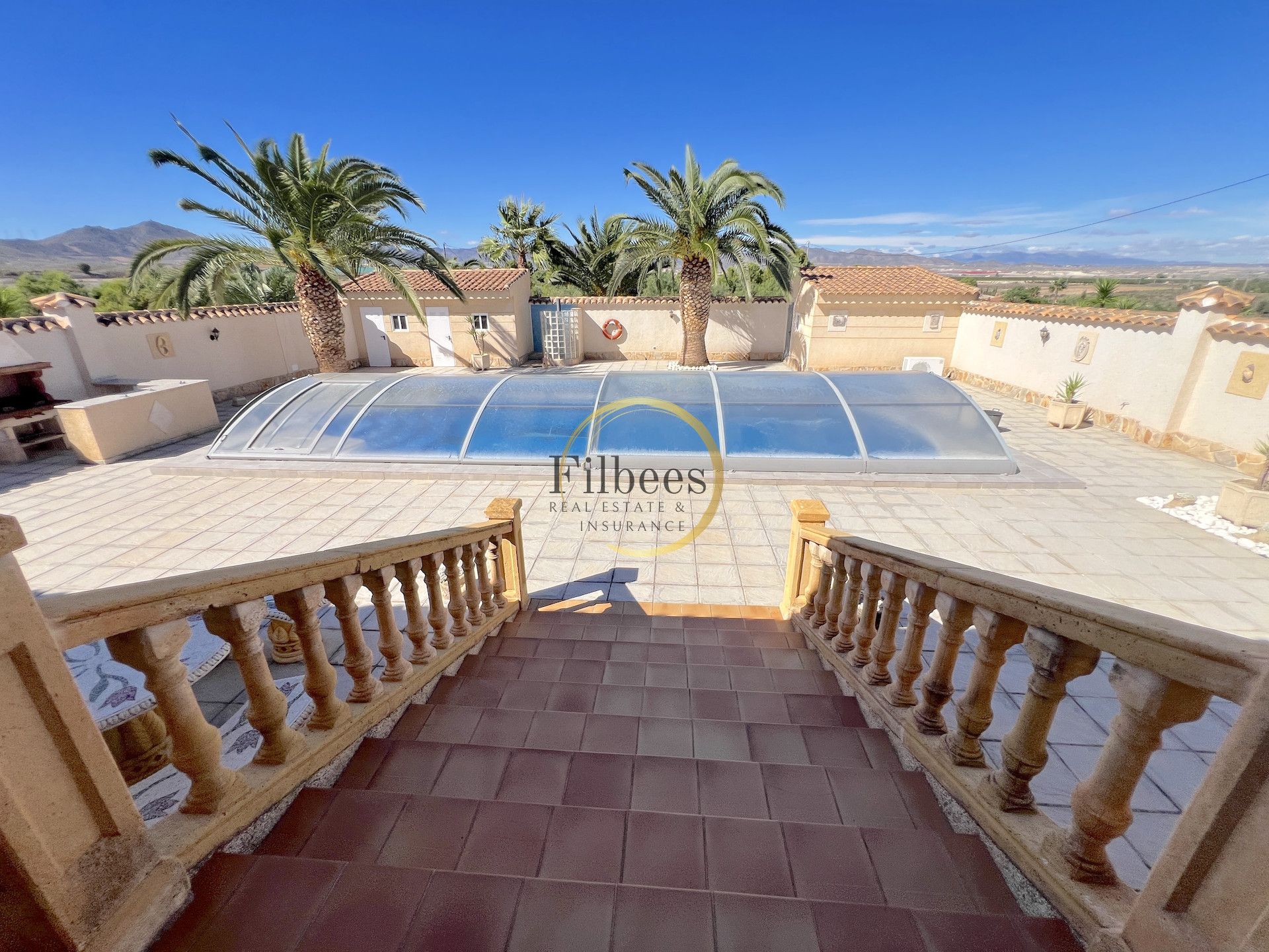 Exterior view of Country house for sale in Mazarrón  with Air Conditioner, Heating and Private garden