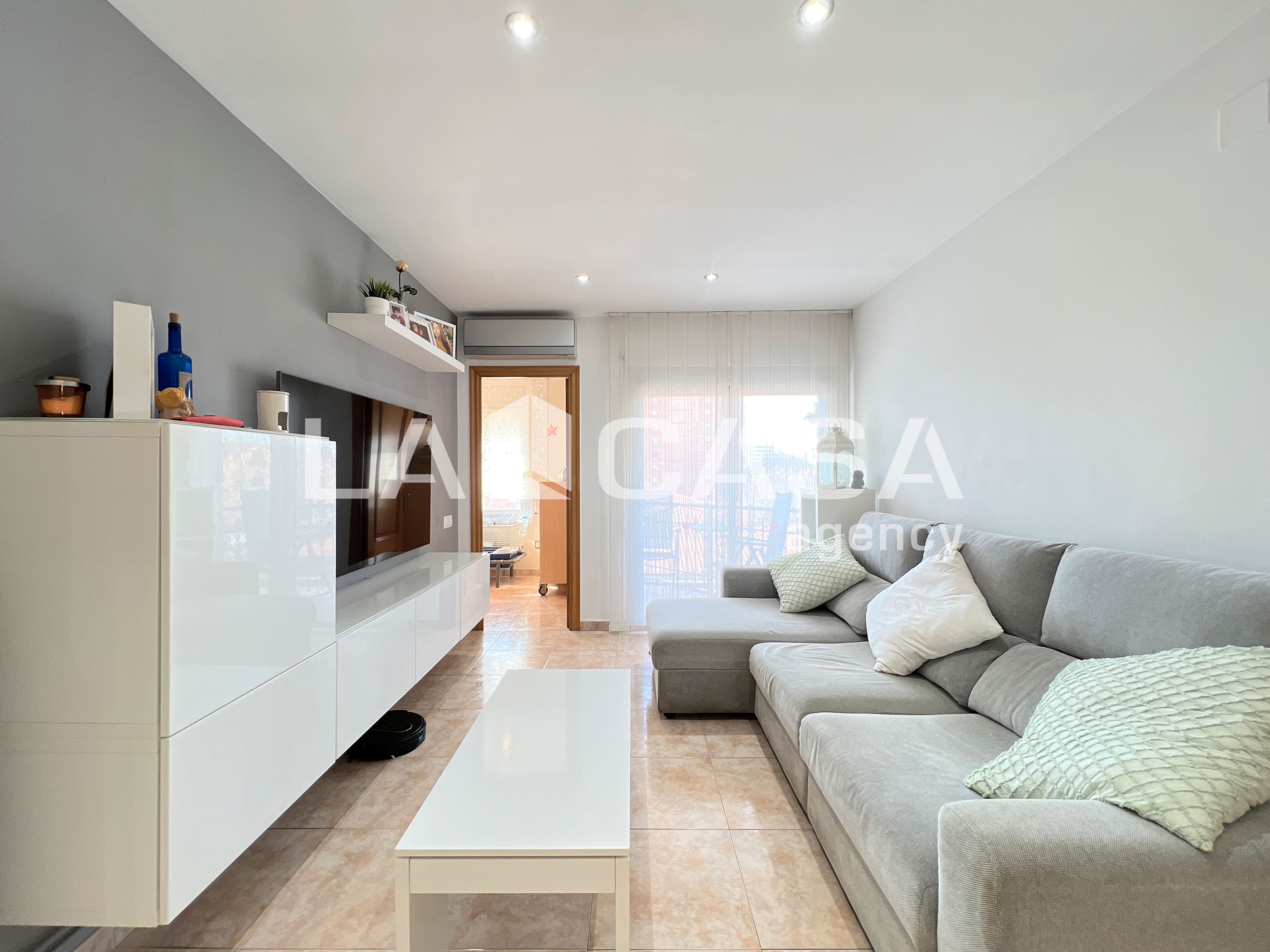 Wohnzimmer von Wohnung zum Verkauf in Badalona mit Heizung und Balkon