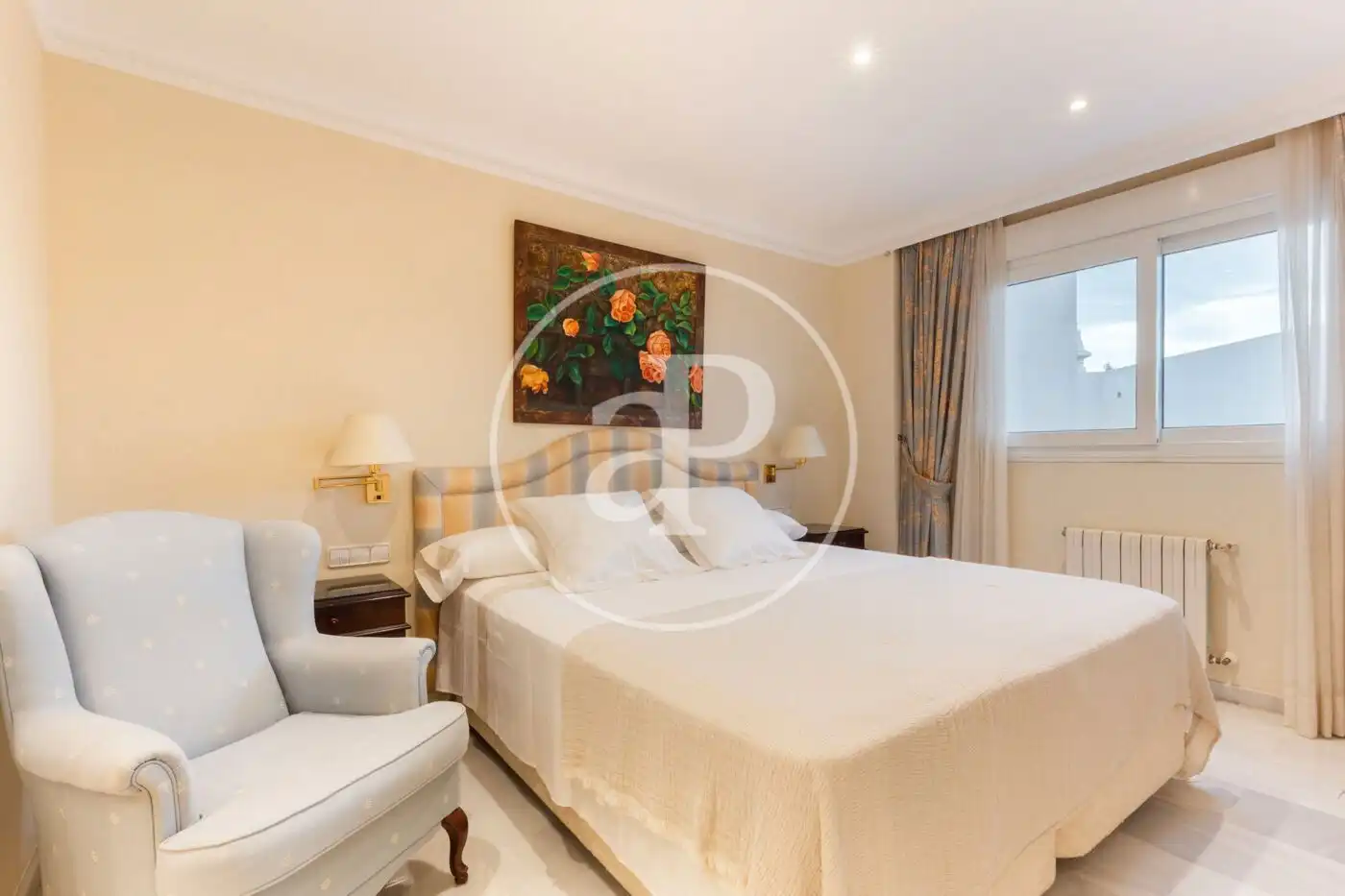 Bedroom of Flat for rent in Valencia  with Air Conditioner, Heating and Storage room