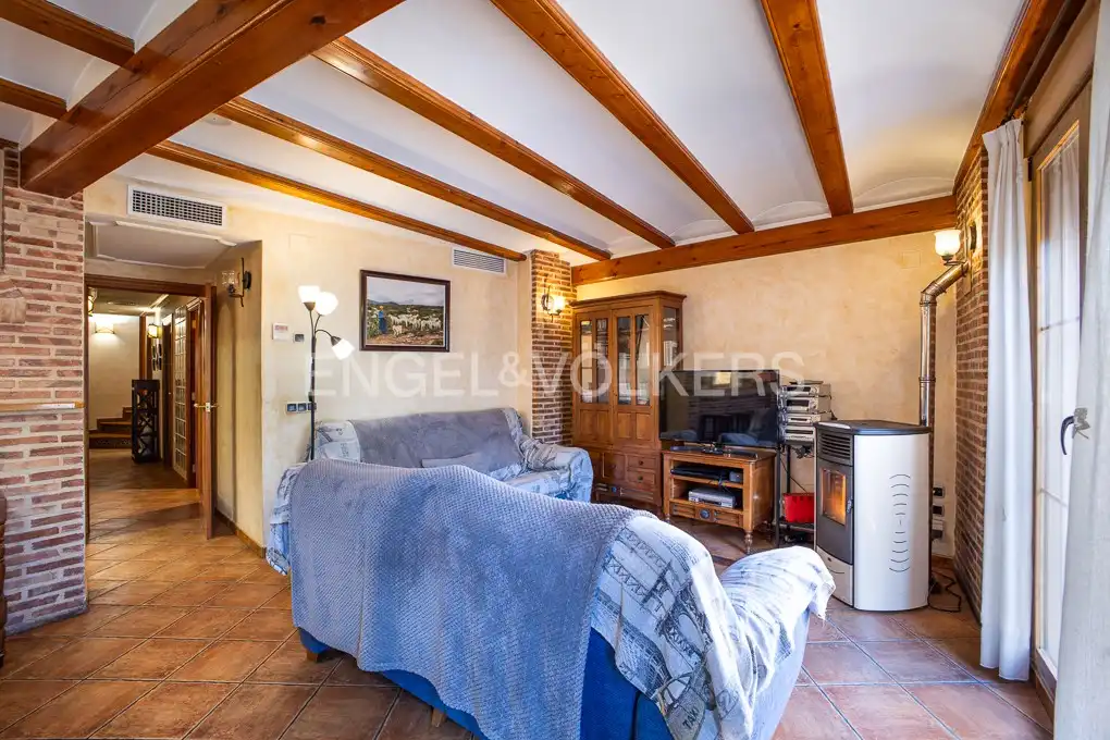 Living room of Houses for sale in Alcublas  with Air Conditioner, Heating and Terrace