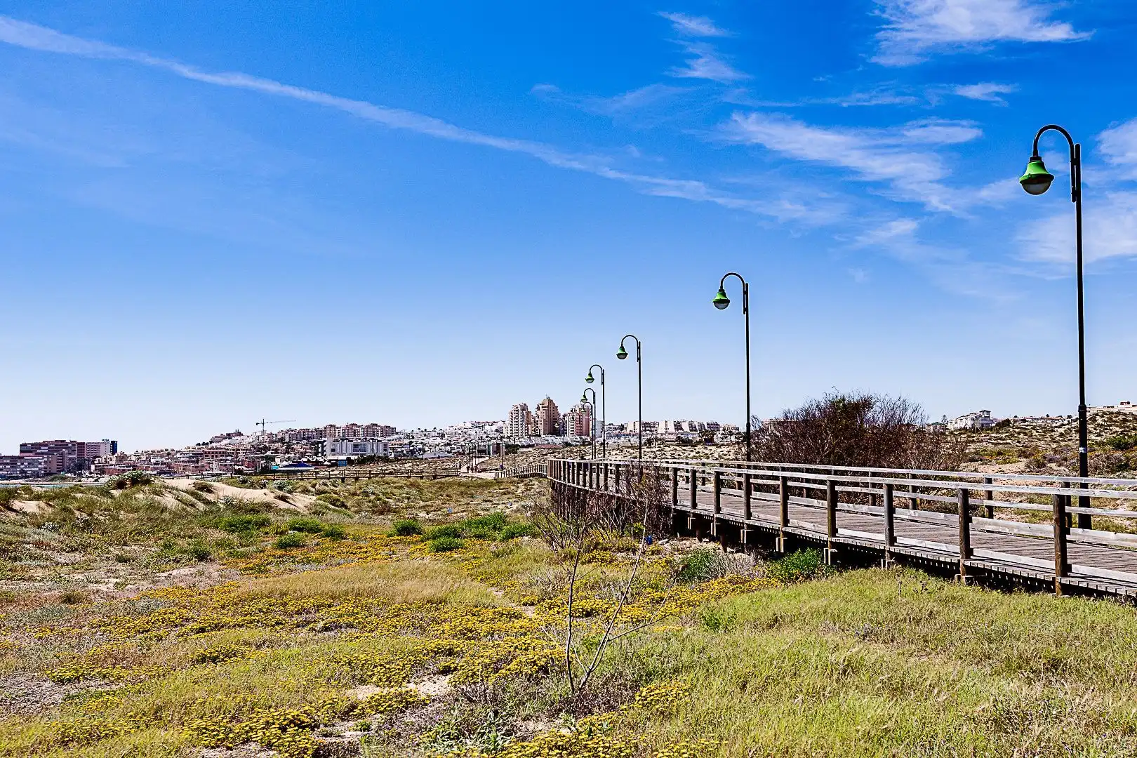 Vista exterior de Casa adosada en venta en Torrevieja con Aire acondicionado, Jardín privado y Terraza