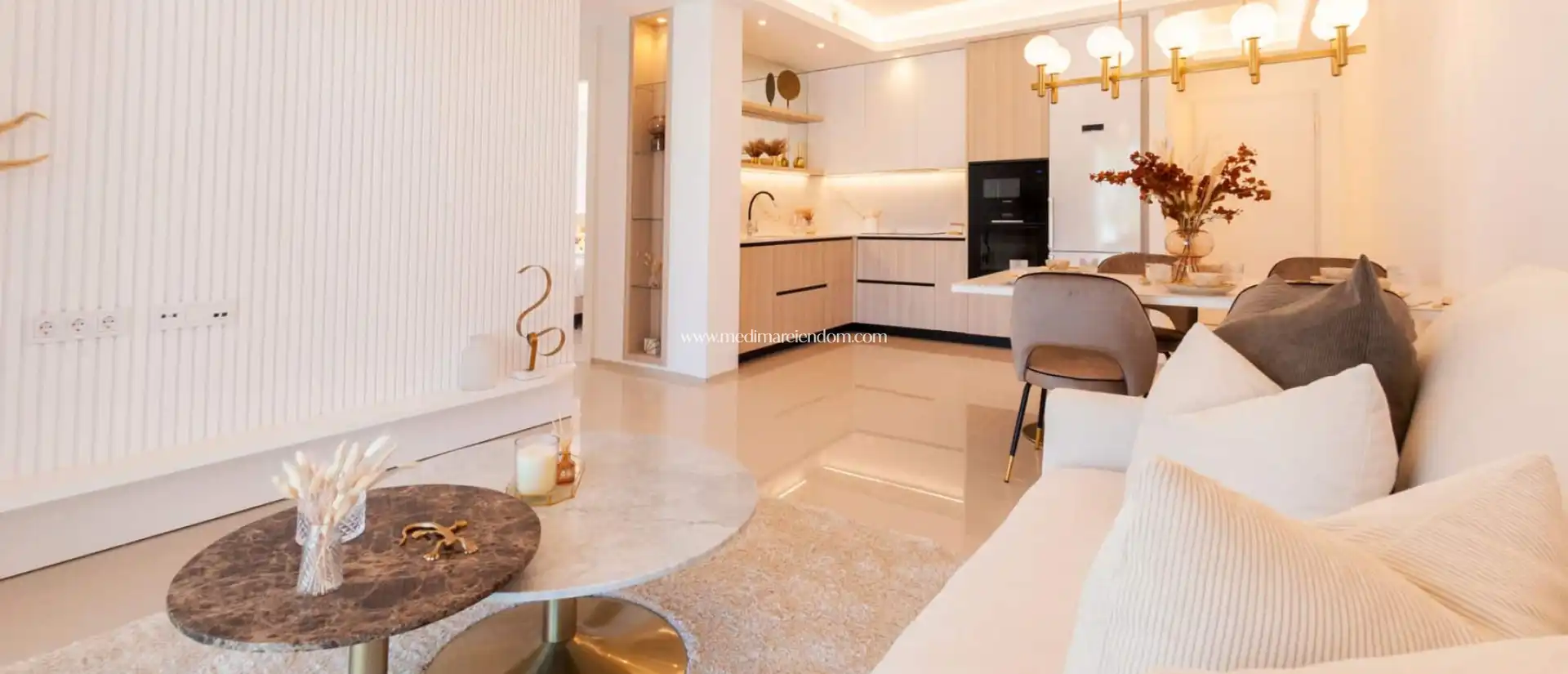 Sala de estar de Piso en venta en Rojales con Aire acondicionado, Calefacción y Jardín privado