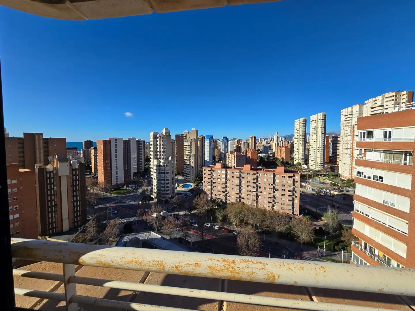 Vista exterior de Apartamento en venta en Benidorm con Amueblado y Piscina comunitaria