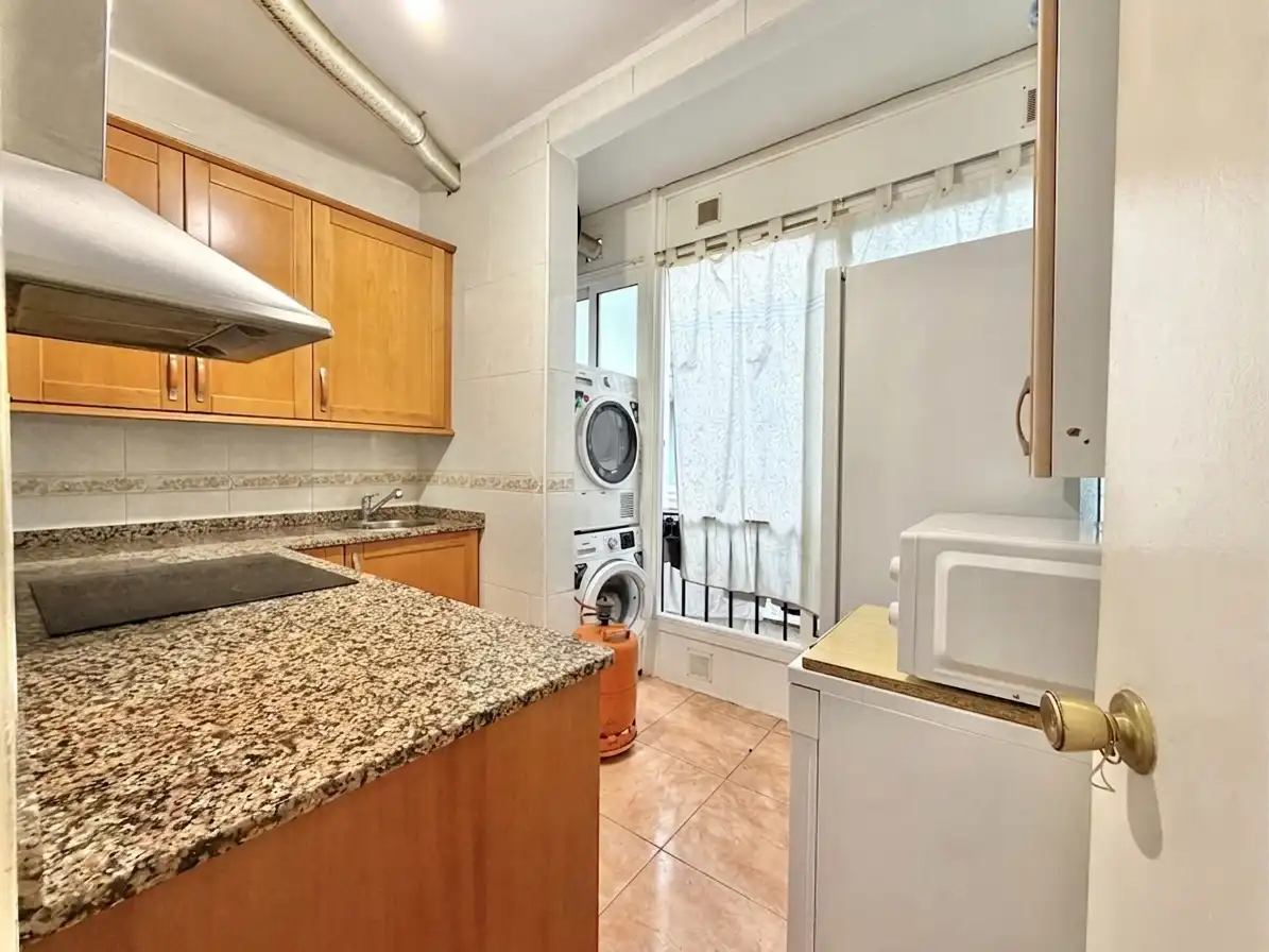 Kitchen of Flat for sale in Castellví de la Marca  with Air Conditioner, Furnished and Balcony