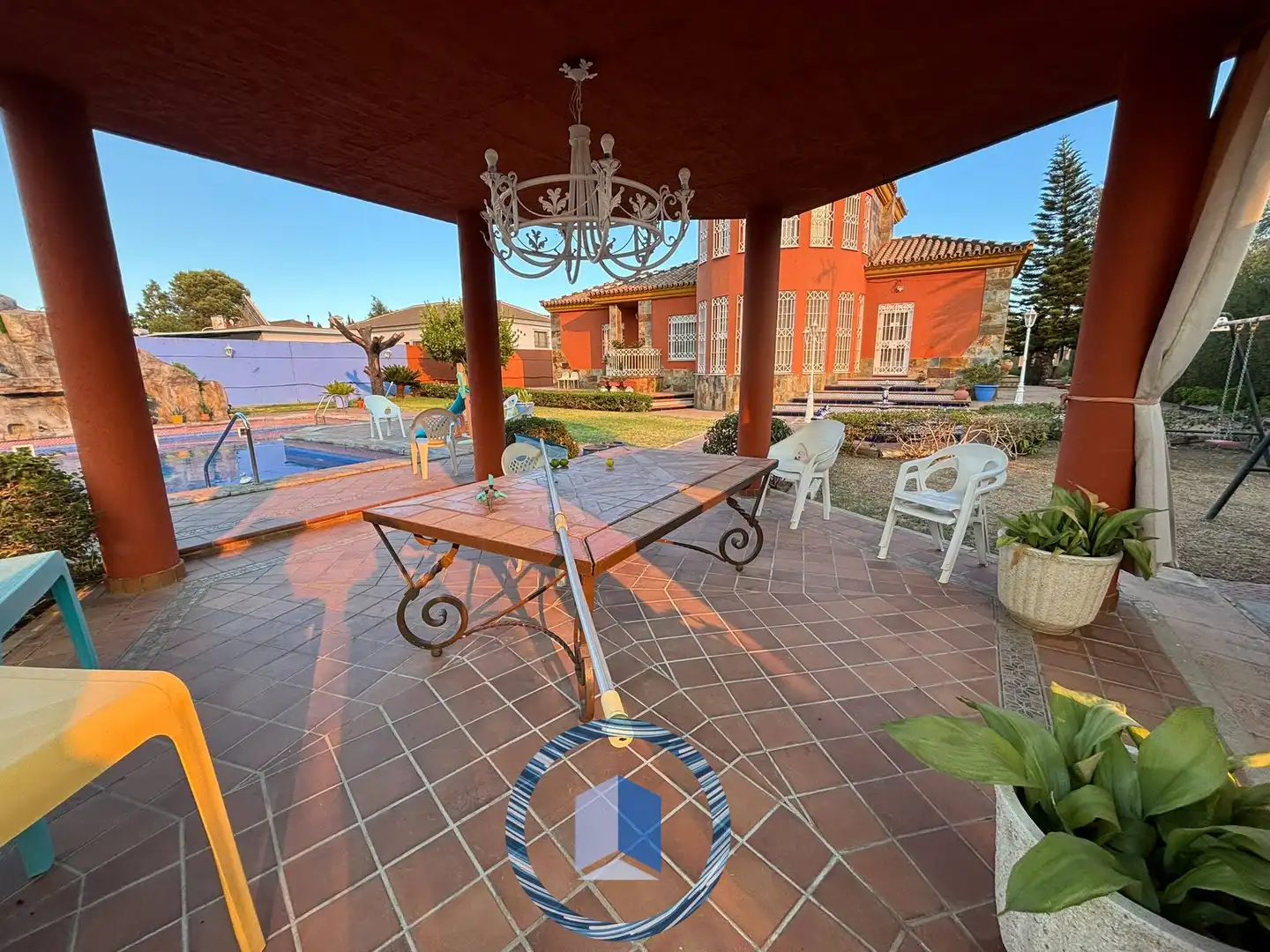 Terraza de Casa o chalet en venta en Alcalá de Guadaira con Aire acondicionado, Jardín privado y Terraza