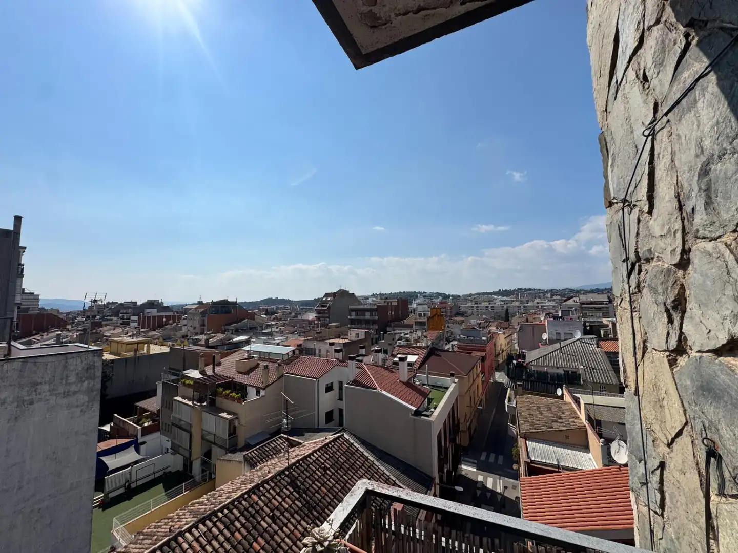 Außenansicht von Wohnung zum Verkauf in Granollers mit Parkett, Terrasse und Abstellraum