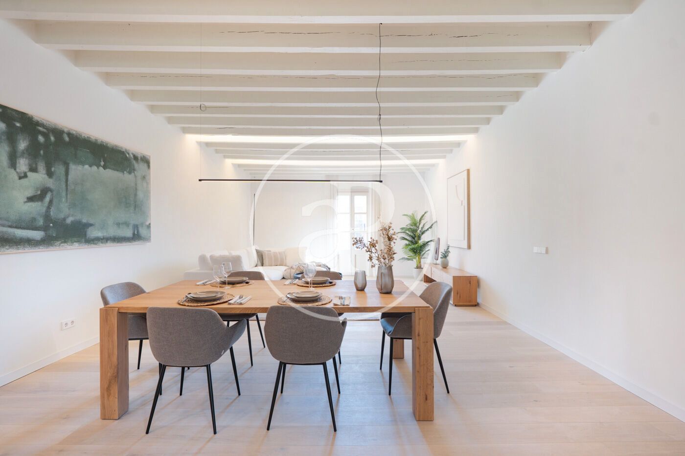 Menjador de Pis en venda en  Palma de Mallorca amb Aire condicionat, Calefacció i Terrassa