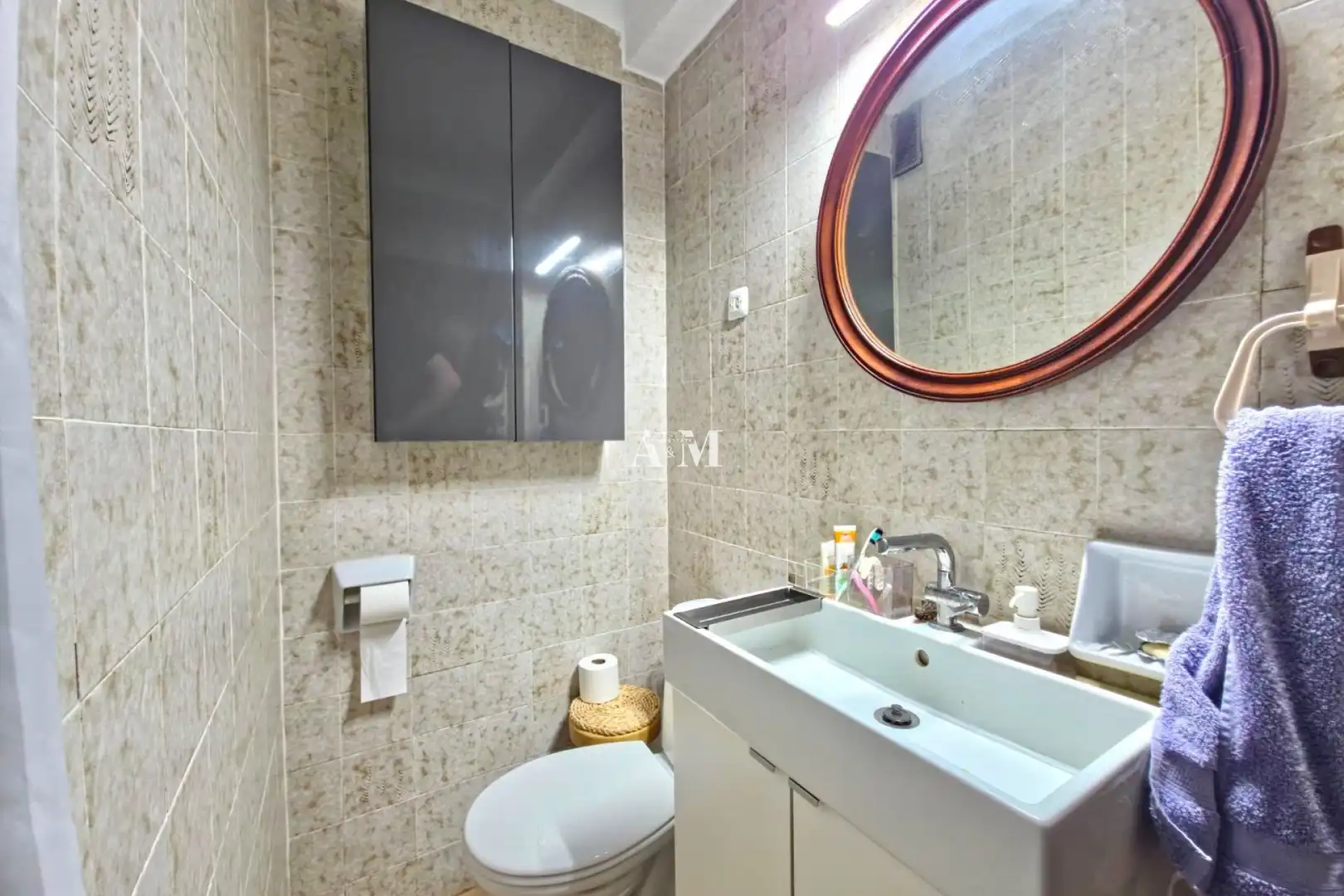 Badezimmer von Wohnung zur Miete in Orihuela mit Klimaanlage, Heizung und Terrasse