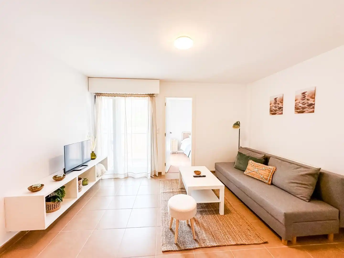 Sala d'estar de Apartament en venda en Fisterra amb Calefacció, Terrassa i Traster