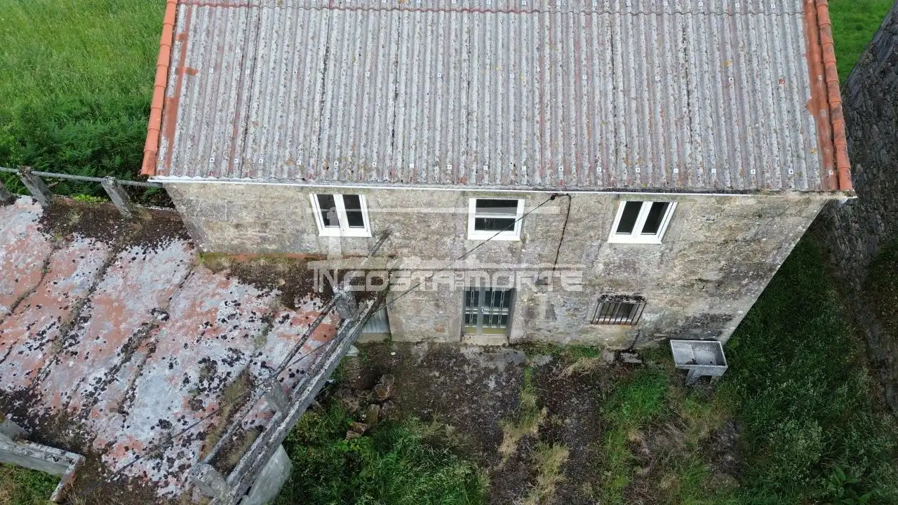 Vista exterior de Casa o chalet en venta en Dumbría con Jardín privado
