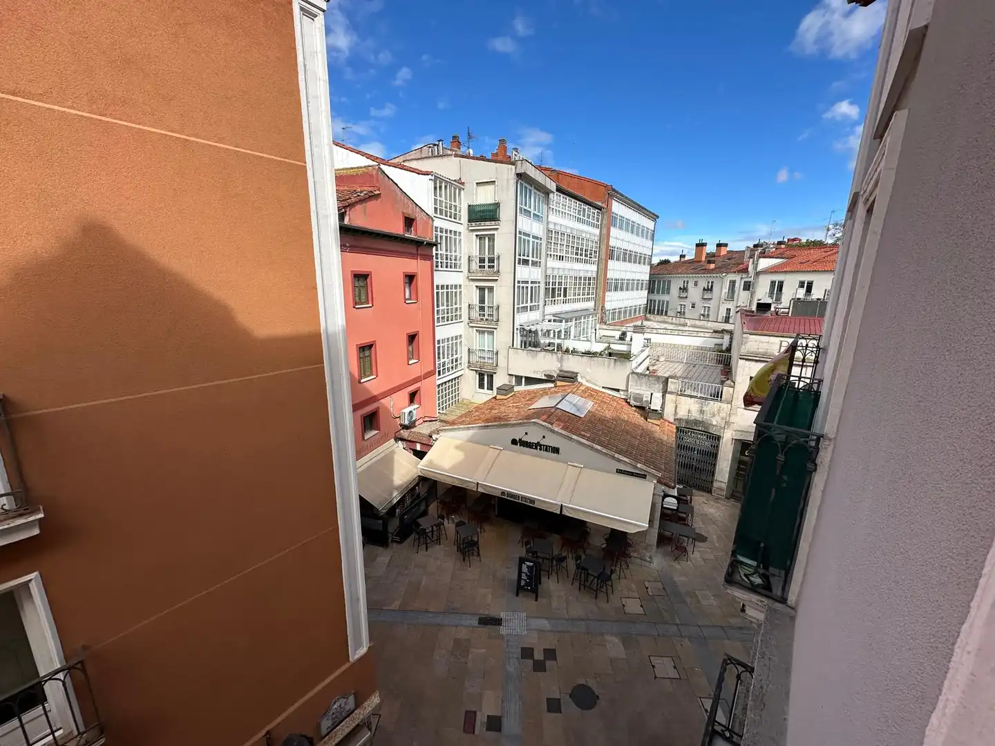 Terraza de Apartamento de alquiler en Burgos con Calefacción, Amueblado y Balcón