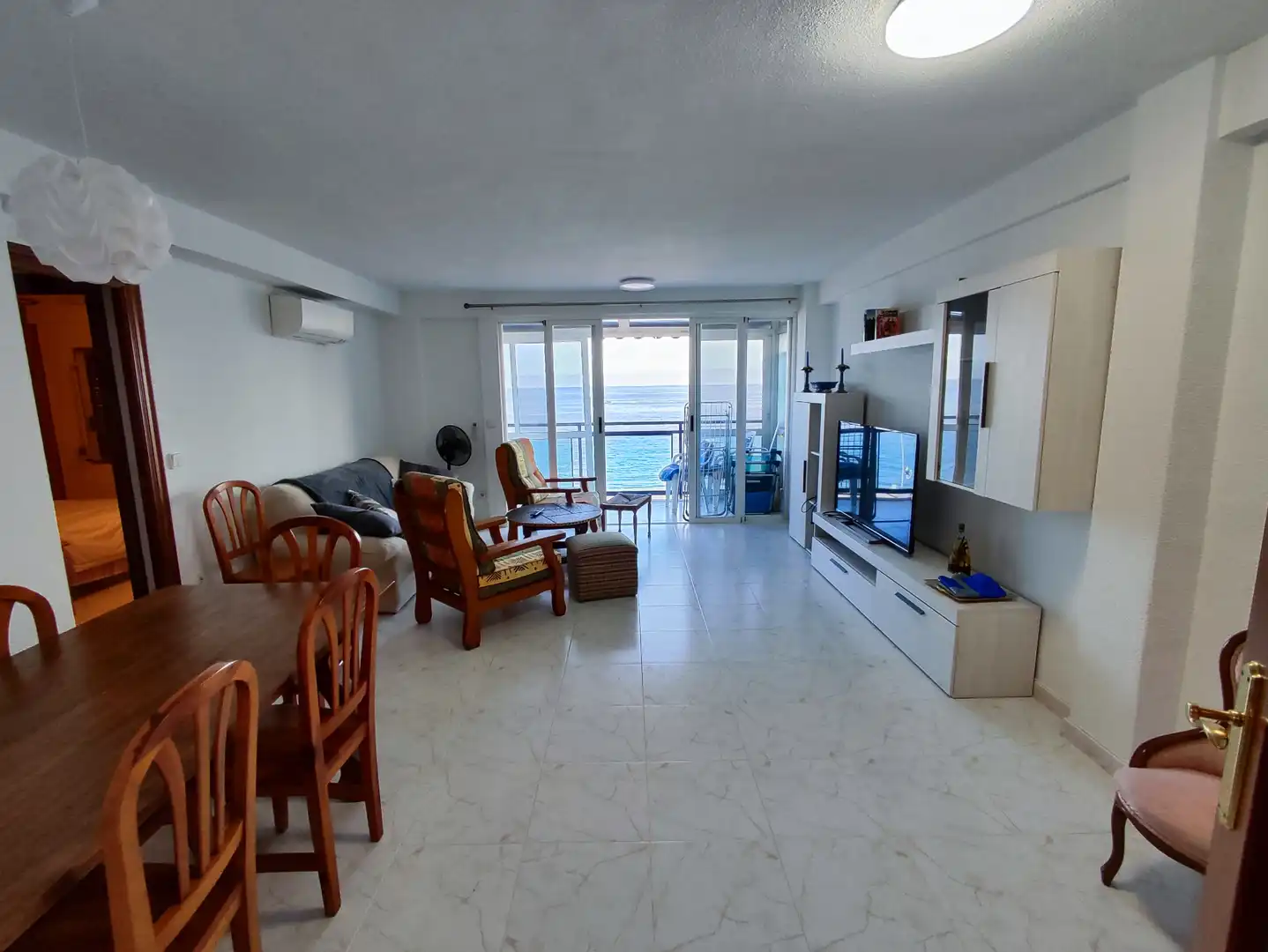 Sala de estar de Piso de alquiler en Benidorm con Amueblado y Lavadora