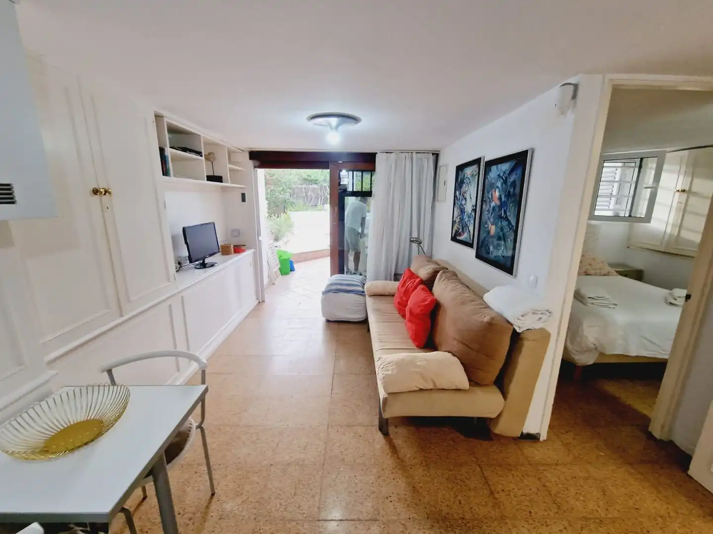Sala de estar de Apartamento de alquiler en San Bartolomé de Tirajana con Terraza y Amueblado