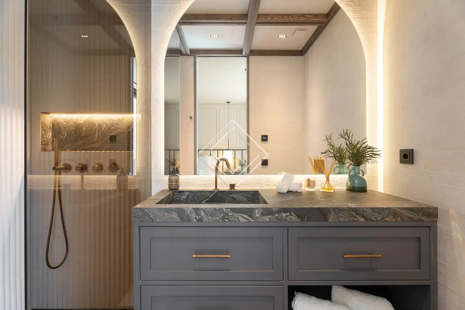 Baño de Casa o chalet en venta en Marbella con Aire acondicionado, Jardín privado y Terraza