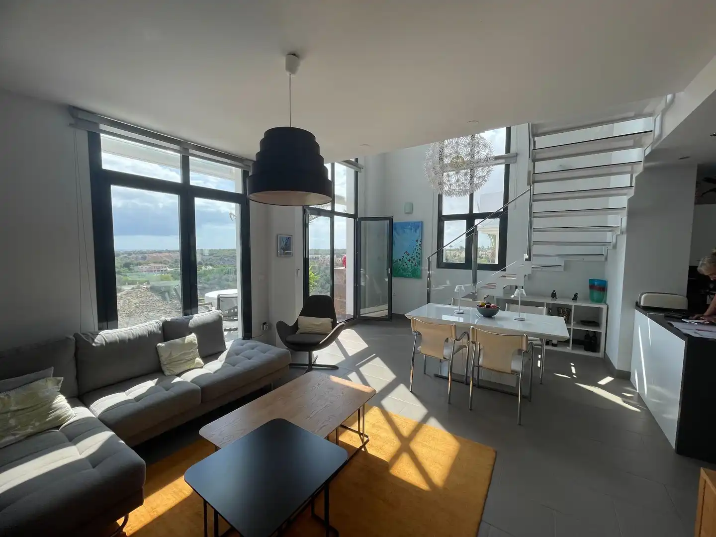 Sala d'estar de Àtic en venda en Orihuela amb Terrassa i Piscina comunitària