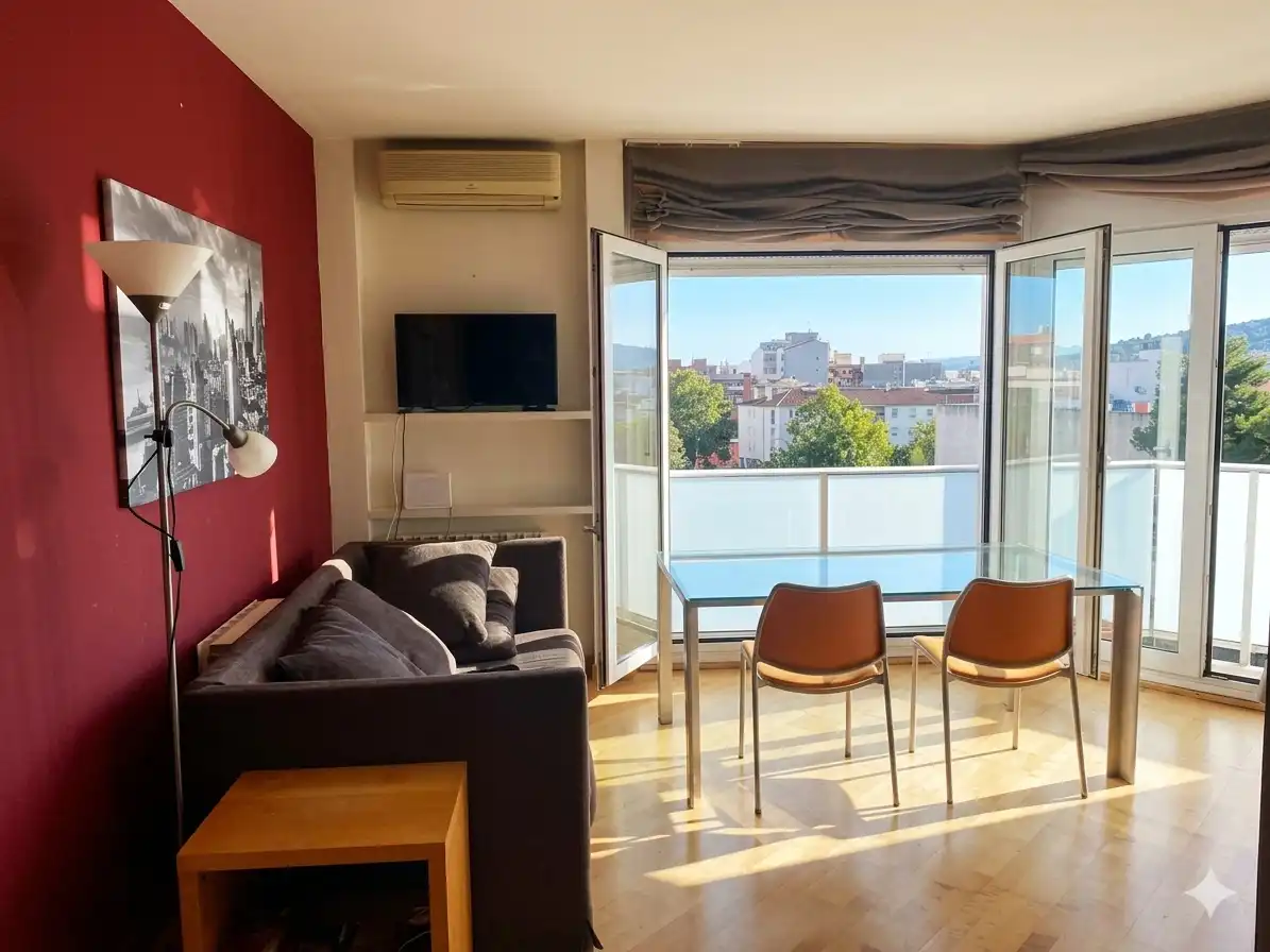 Sala d'estar de Àtic en venda en Vilafranca del Penedès amb Aire condicionat, Calefacció i Traster