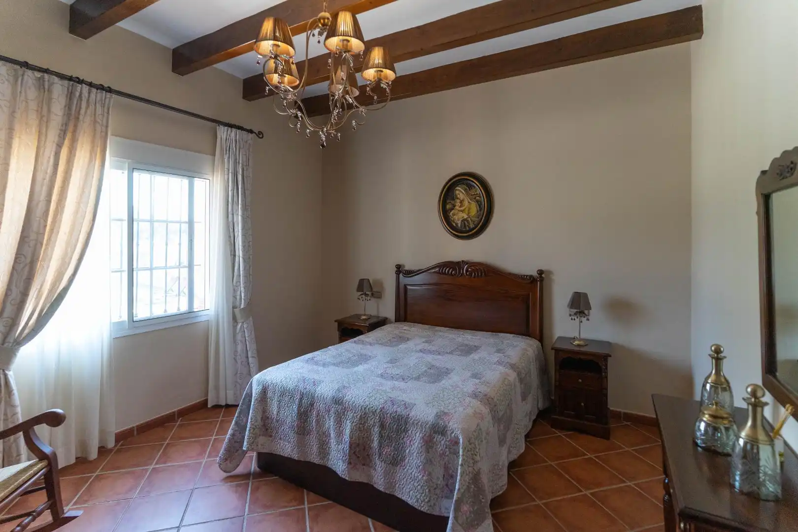 Bedroom of Houses for rent in Alhaurín El Grande  with Air Conditioner, Private garden and Terrace