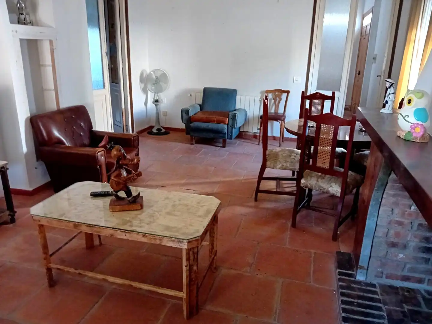 Wohnzimmer von Country house zum Verkauf in Calzada de Calatrava mit Klimaanlage, Heizung und Terrasse