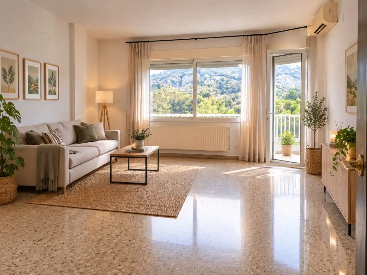 Sala de estar de Piso en venta en Alcoy / Alcoi con Aire acondicionado y Balcón