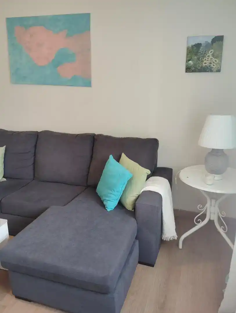 Wohnzimmer von Wohnung zur Miete in Lugo mit Privatgarten, Abstellraum und Möbliert