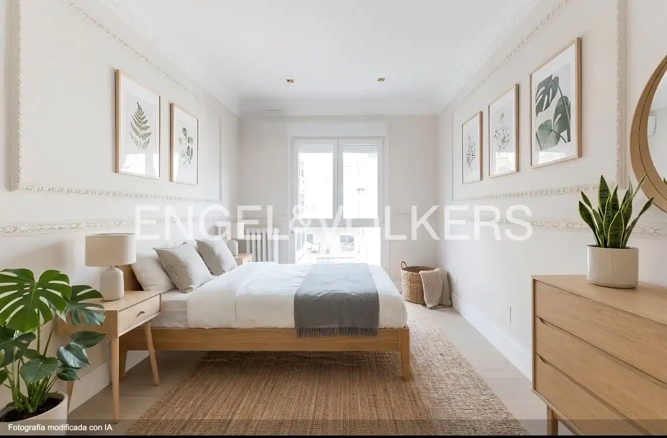 Schlafzimmer von Wohnung zum Verkauf in Madrid mit Klimaanlage, Heizung und Abstellraum