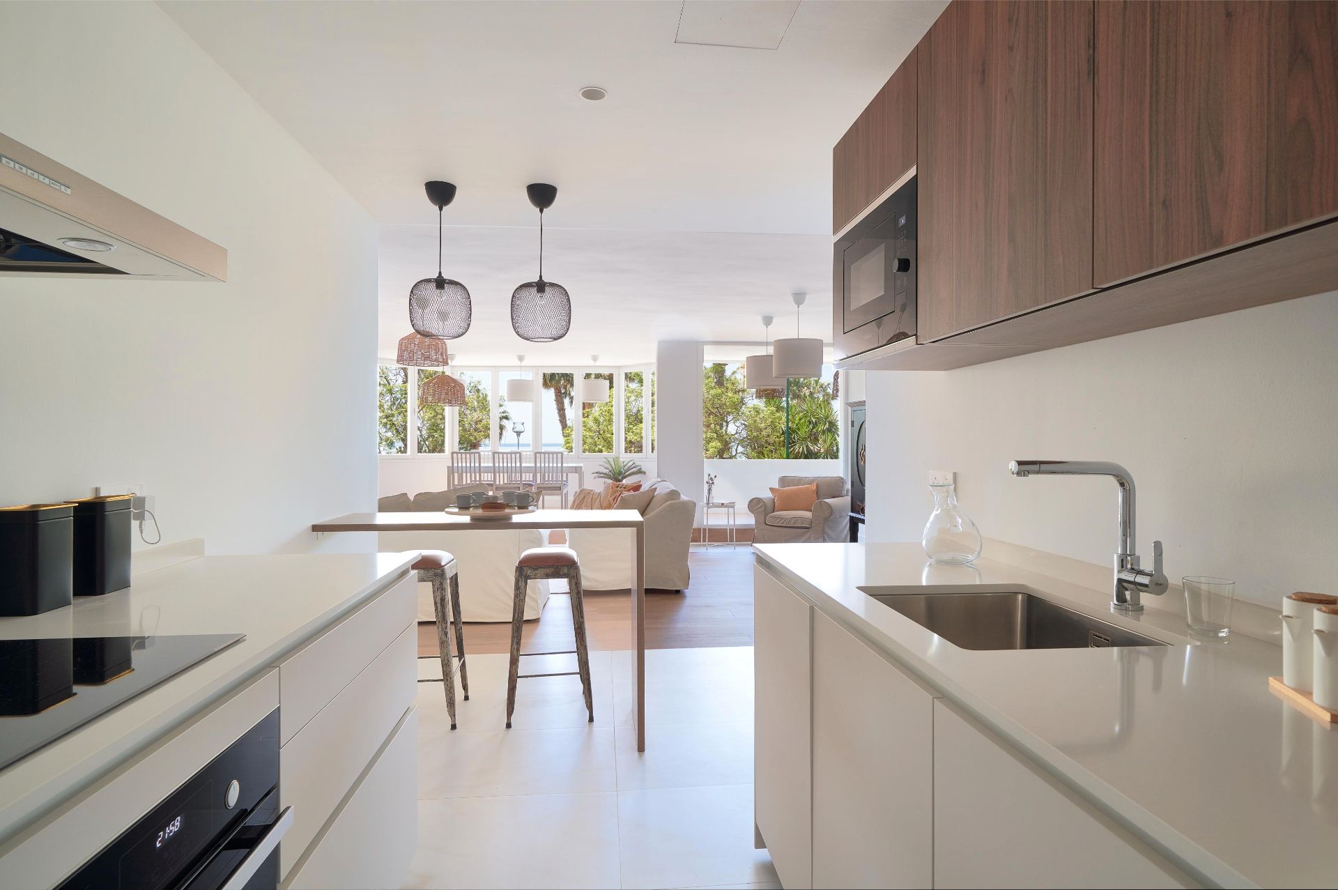 Kitchen of Flat for sale in Málaga Capital  with Air Conditioner, Heating and Terrace