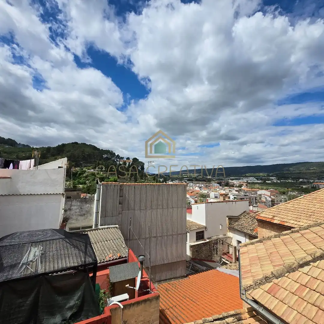 Vista exterior de Casa o xalet en venda en Mogente / Moixent amb Aire condicionat, Terrassa i Traster