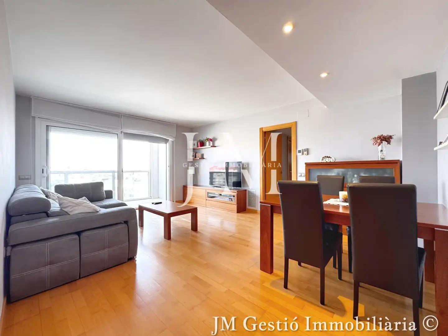 Wohnzimmer von Wohnung zum Verkauf in Terrassa mit Klimaanlage, Heizung und Parkett
