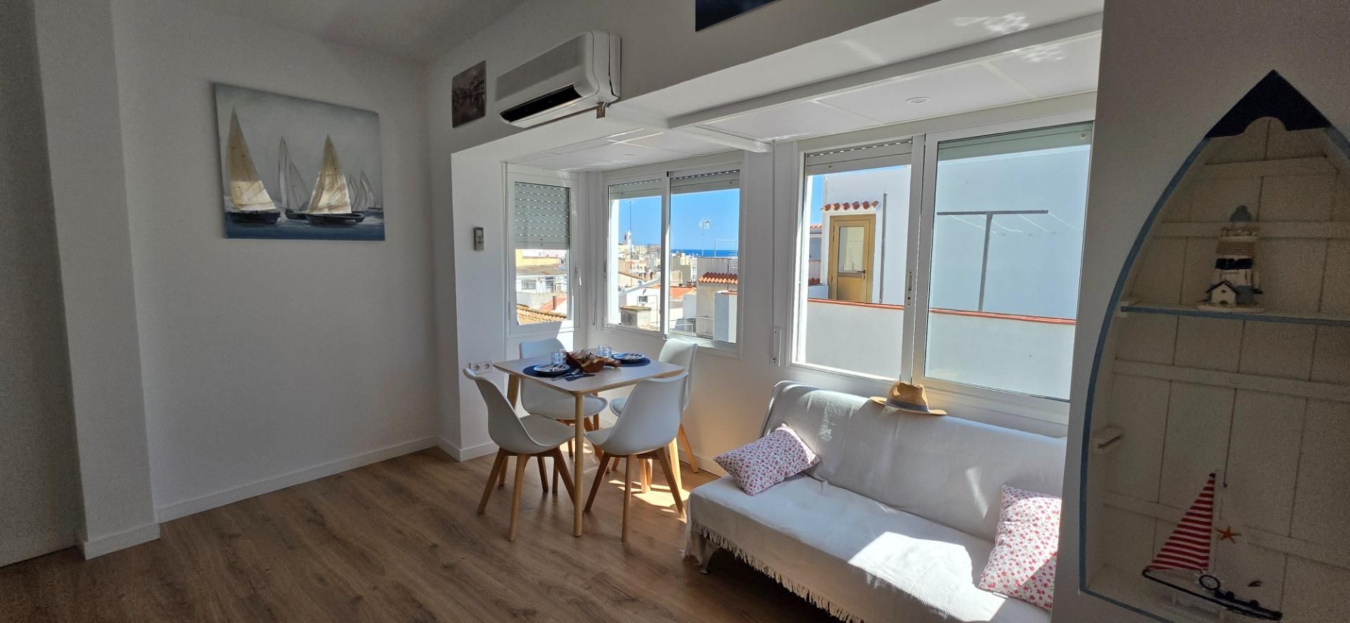 Bedroom of Apartment for sale in L'Ametlla de Mar   with Air Conditioner, Terrace and Storage room