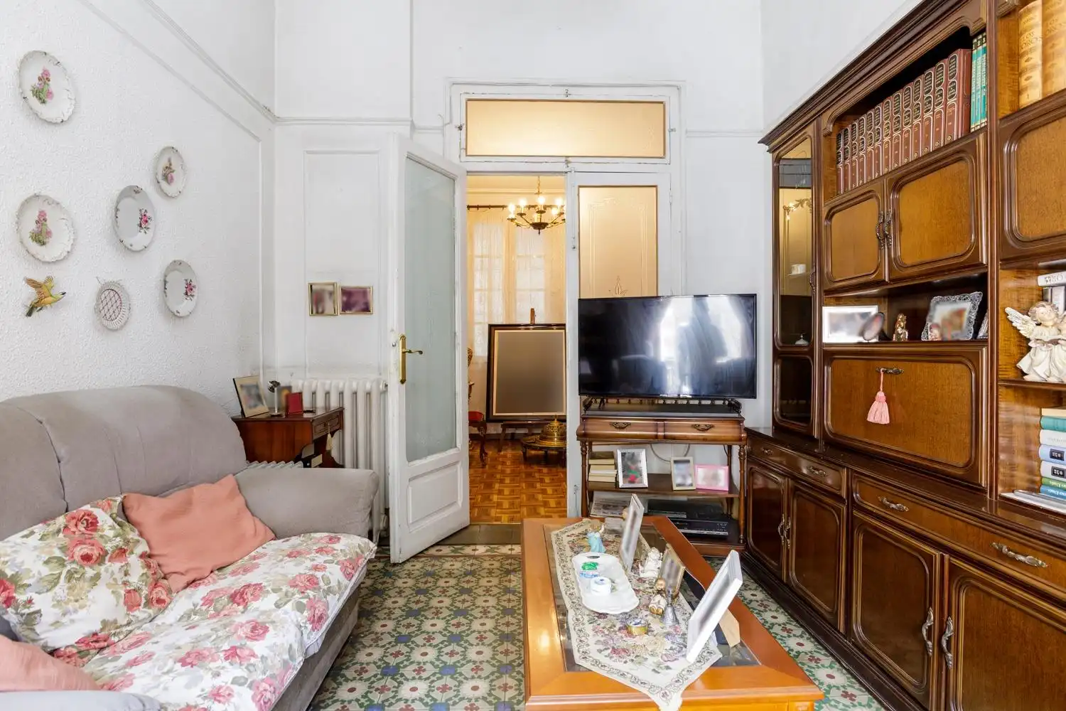 Sala de estar de Piso en venta en Zaragoza con Calefacción y Balcón