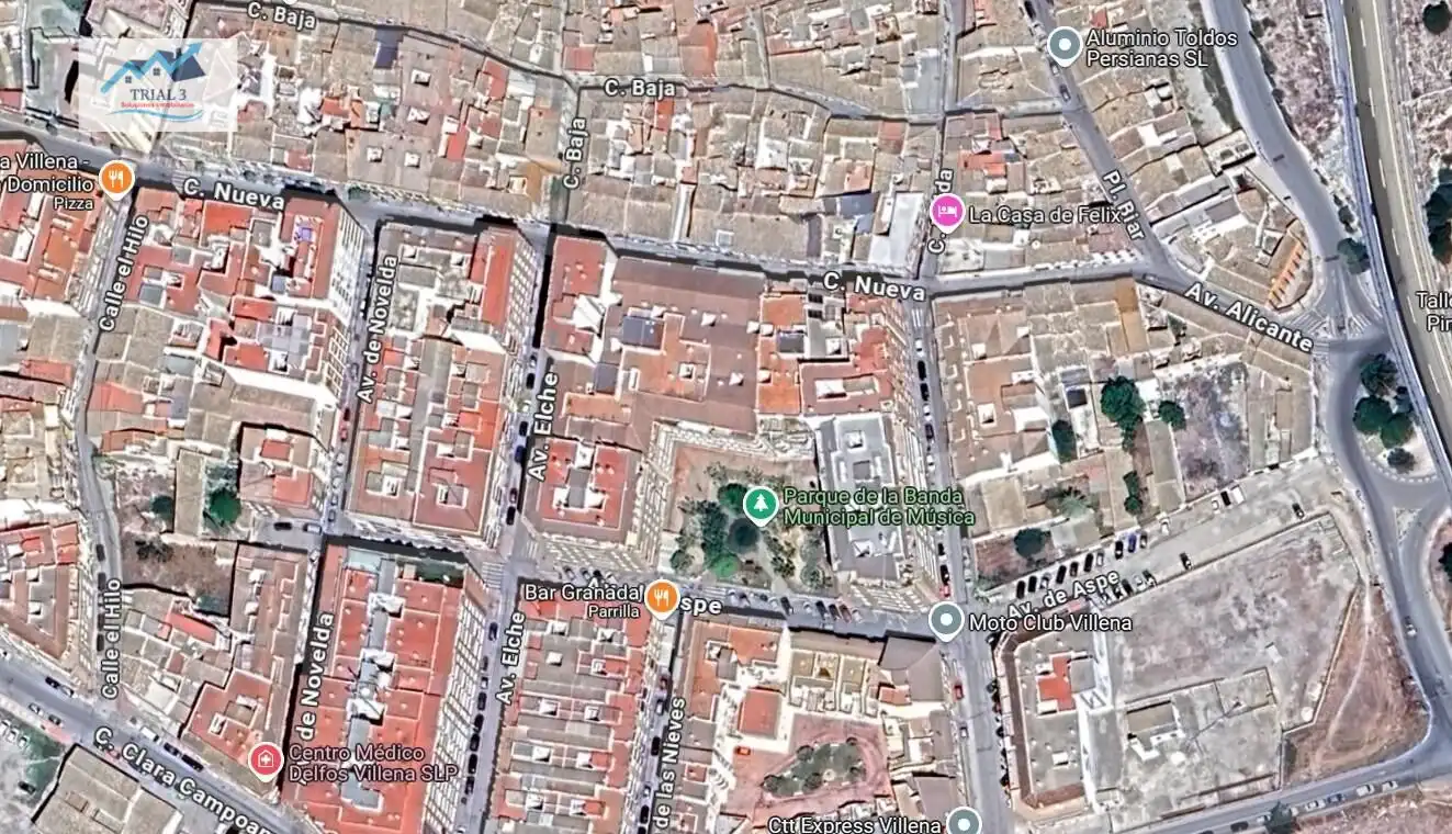 Vista exterior de Pis en venda en Villena amb Balcó