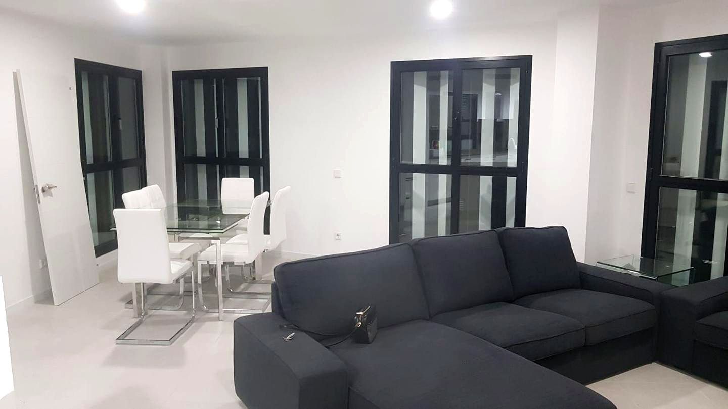 Living room of Flat to rent in  Santa Cruz de Tenerife Capital  with Air Conditioner and Furnished