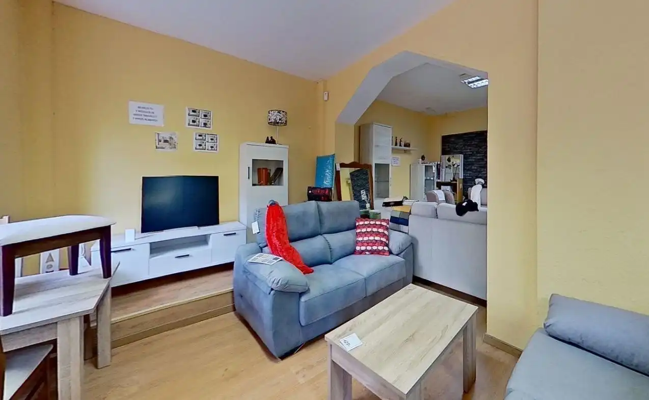 Sala d'estar de Local de lloguer en Madrid amb Moblat