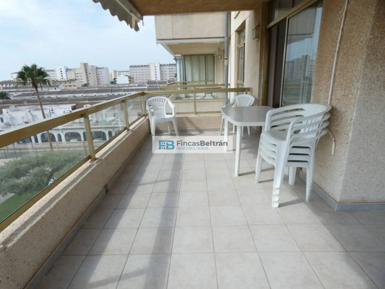 Terraza de Apartamento en venta en Peñíscola / Peníscola con Terraza, Amueblado y Piscina comunitaria