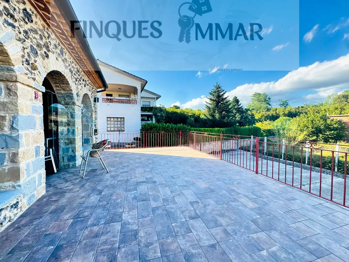 Terraza de Casa o chalet en venta en Les Planes d'Hostoles con Jardín privado, Terraza y Balcón