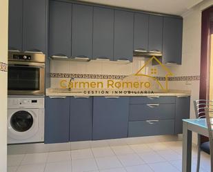 Kitchen of Flat for sale in Carbajosa de la Sagrada  with Heating, Terrace and Storage room