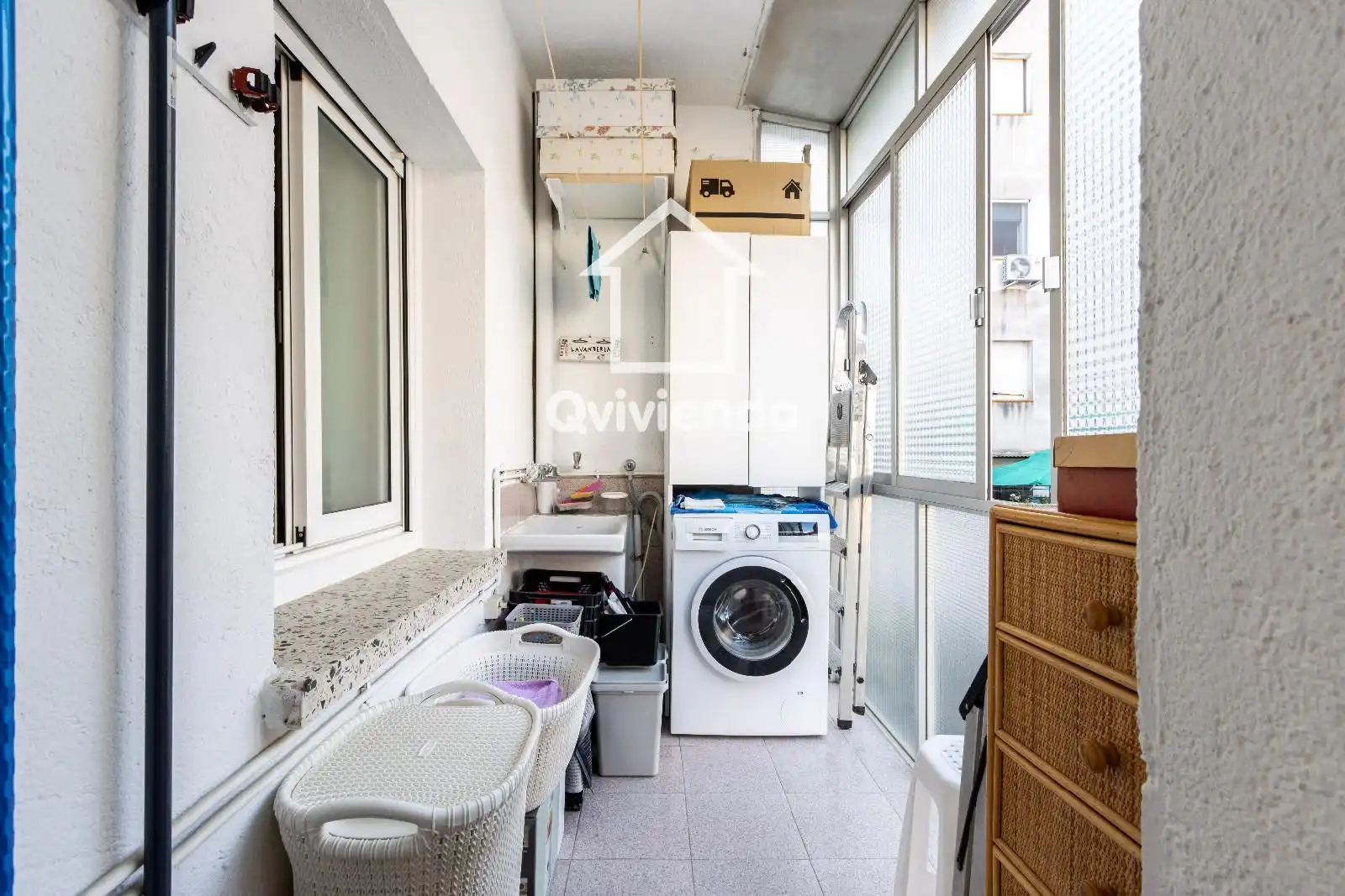 Balcony of Flat for sale in Sabadell  with Air Conditioner, Heating and Terrace