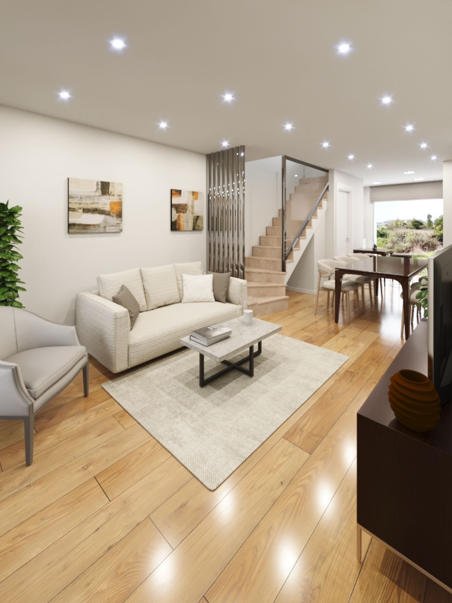 Sala de estar de Casa o chalet en venta en Gijón  con Calefacción, Jardín privado y Terraza