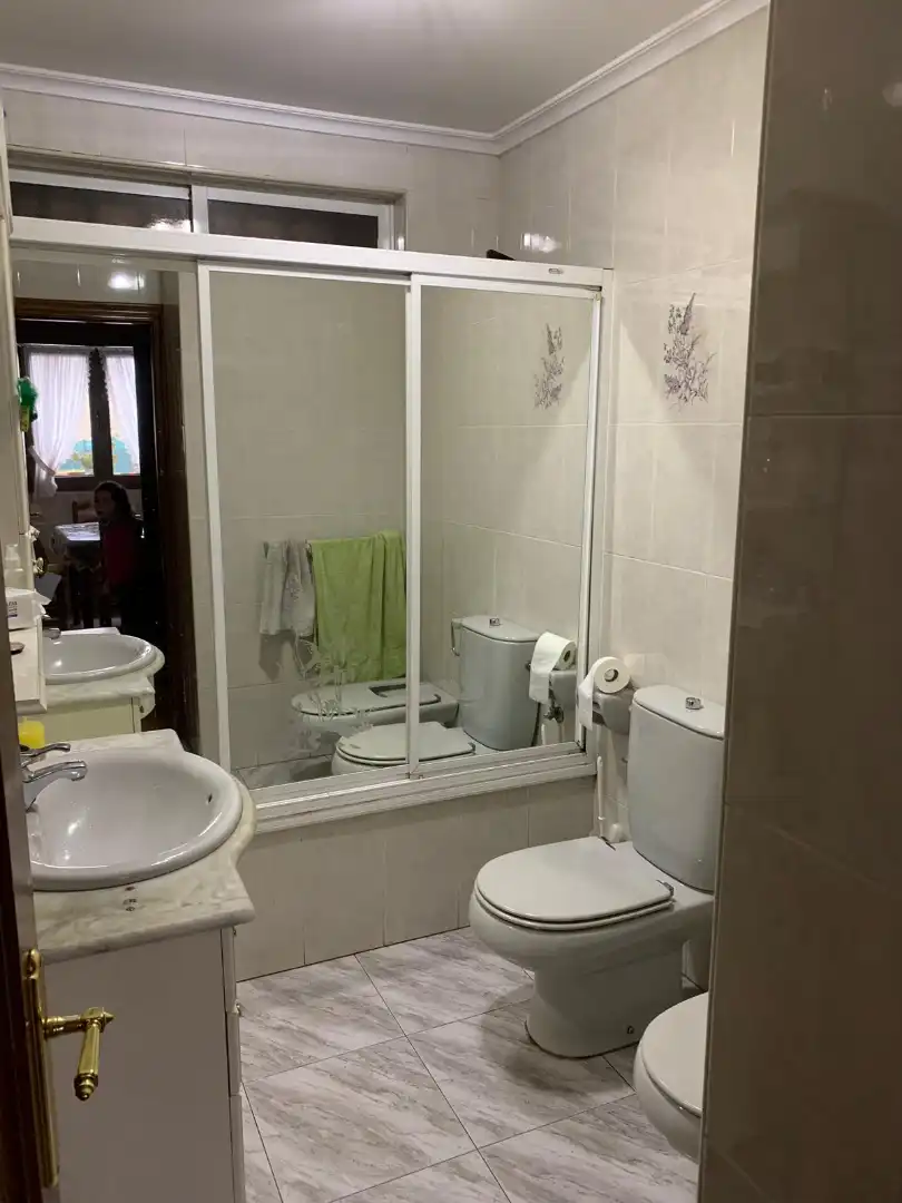 Baño de Casa o chalet en venta en Langreo con Calefacción, Parquet y Terraza