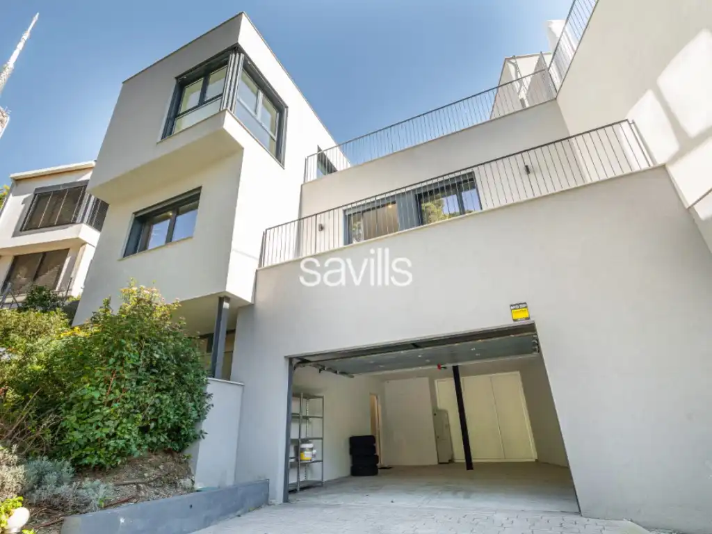 Vista exterior de Casa o chalet de alquiler en Barcelona con Aire acondicionado, Jardín privado y Terraza